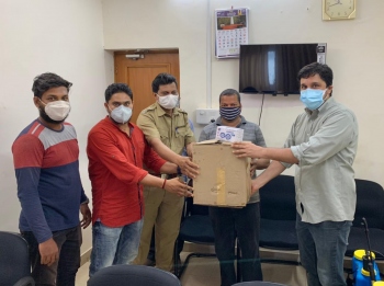 AAP unit donates masks to frontline warriors