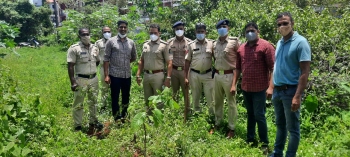 South Goa police plant saplings at police stations, outposts and quarters