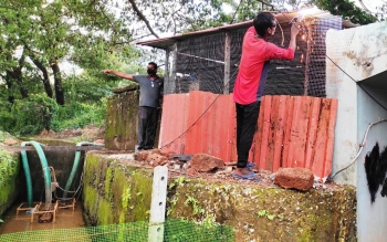 Flooding fears: Water pumps installed at Comba subway