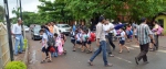 A school in a jam