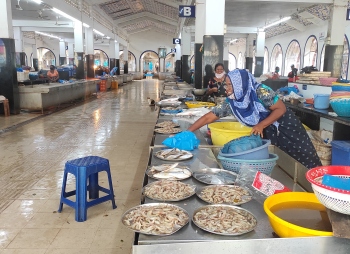 Margao retail fish market reopens, but very few buyers
