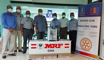 MRF, GCCI donates oxygen concentrators to ‘Breath of Life’ project