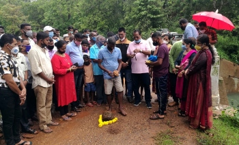 Construction of road finally begins in Poinguinim hamlet