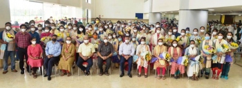 Frontline Covid workers praised; more infrastructure assured