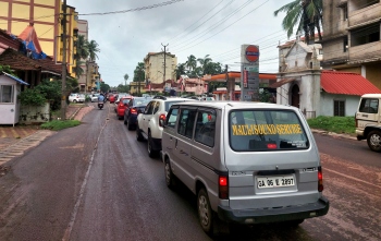 Sewage works, traffic jams upset motorists in Vasco