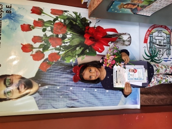 Shanel receives Eng Francis Bomdin award