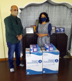 2 oxygen concentrators for Cortalim constituency