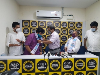 Boost for AAP as BJP, Cong workers join party in N Goa