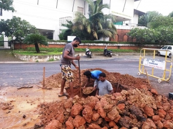 Pipeline bursts; water crisis again in Navelim