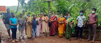 Pernem councillor, GSBB distribute 1,500 saplings