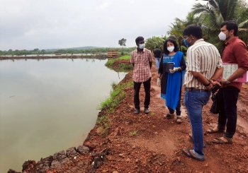 MLA, officials inspect Mini India Park project at Quelossim