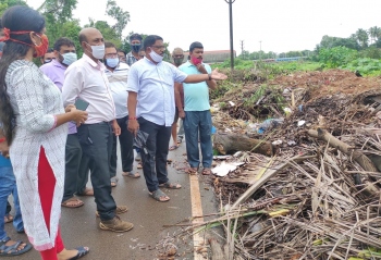 Dumping of debris along ring road in Margao triggers uproar