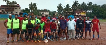 Curchorem Married 8 win exhibition football match