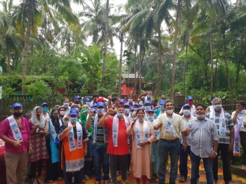 Women leaders join AAP in Sanguem and Priol