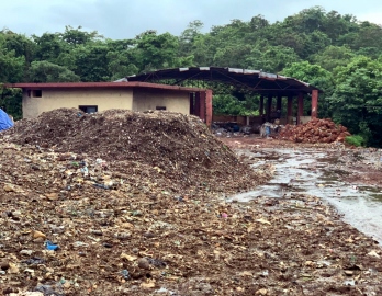 Agonda sarpanch threatens to lead protest over leachate from Dumane garbage plant