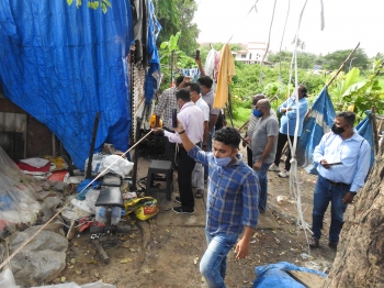 Farmers demand demolition of huts in fields at Margao