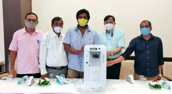 GCA gives 2 oxygen concentrators for Mormugao cricket clubs