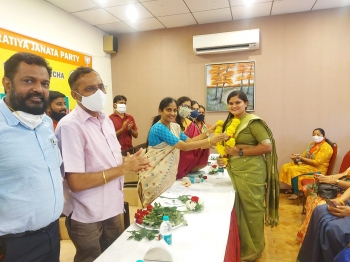 MMC Vice Chairperson Shraddha Mahale new secretary of Vasco BJP Mahila Morcha