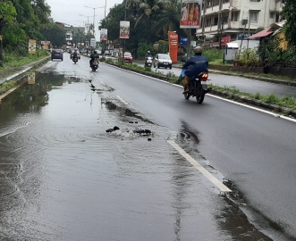 Rain water entering via underground line into Sirvodem sewage plant?