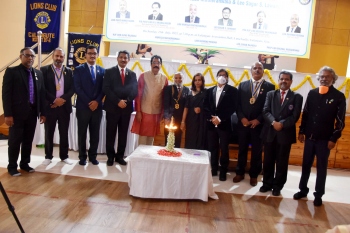 Installation of Lions and Leo Club of Calangute held