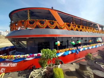 GSL-built cruise ferry launched in Varanasi