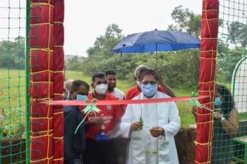 Futsal turf inaugurated in Chandor