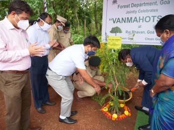Van Mahotsav celebrated at Raj Bhavan