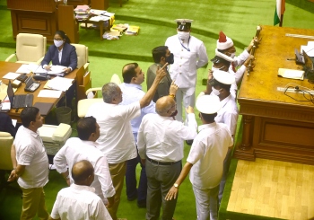 Uproar over motion to suspend budget debate, Oppn cry democracy murdered