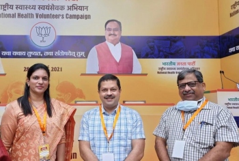 BJP Goa team attends campaign in Delhi