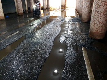 Motorists struggle in GMC subway potholes