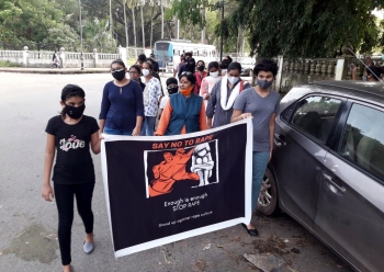 Protest march held in Old Goa against rapes