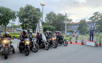 Naval motorcycle rally to Madikeri