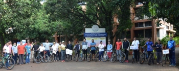 GIT holds cycle rally in Belagavi