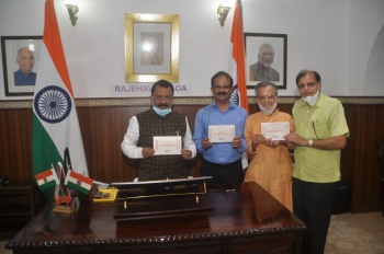 Governor releases Marathi book