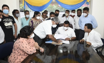 Sancoale p'yat snubs MLA, moves into rented premises