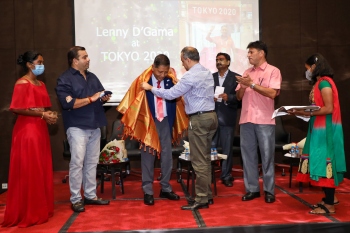 Only Asian boxing evaluator at Tokyo 2020, D'Gama felicitated