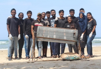 NGO builds manual machine to segregate microplastic from sand