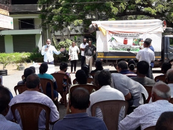 St Andre Cong meeting protests rising prices
