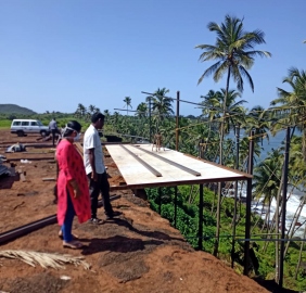Khola VP to issue notice over construction at Rajbhag coast