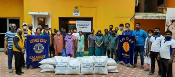 Free ration kits distributed at Calangute