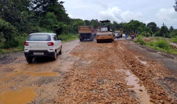 Work to repair Ugvem stretch of NH66 begins