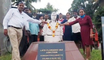Fatorda citizens mark birth anniversary of Floriano Vaz