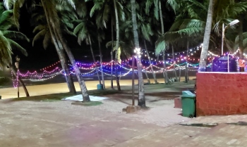 Festive look as visarjan sites illuminated in Baina