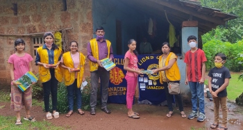Canacona Lions, Leos celebrate International Literacy Day