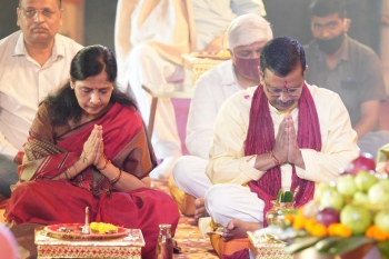 Chaturthi inculcated mix of spirituality, patriotism: Kejri