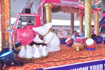 Mobile float to create awareness of govt schemes