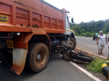 Karwar motorcycle rider injured in mishap at Galgibaga
