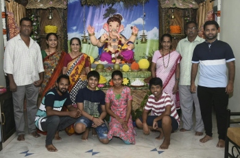 For these 25 houses in Sada 11-day Chaturthi is a unique celebration