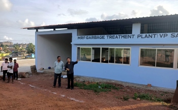 Sancoale VP begins work on MRF yard at Zuarinagar