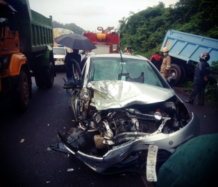 2 injured in road mishap at Borim